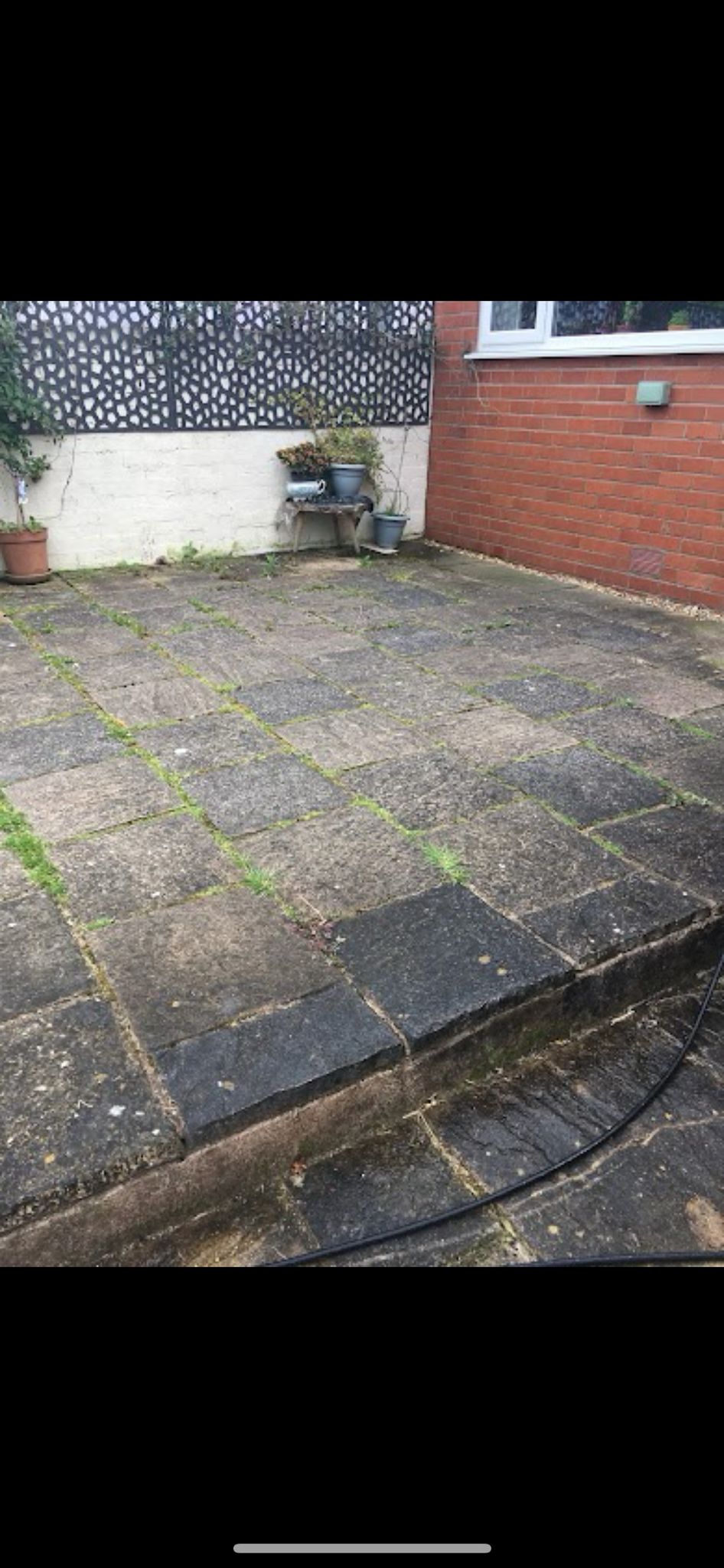 Block Paving Driveway - Before