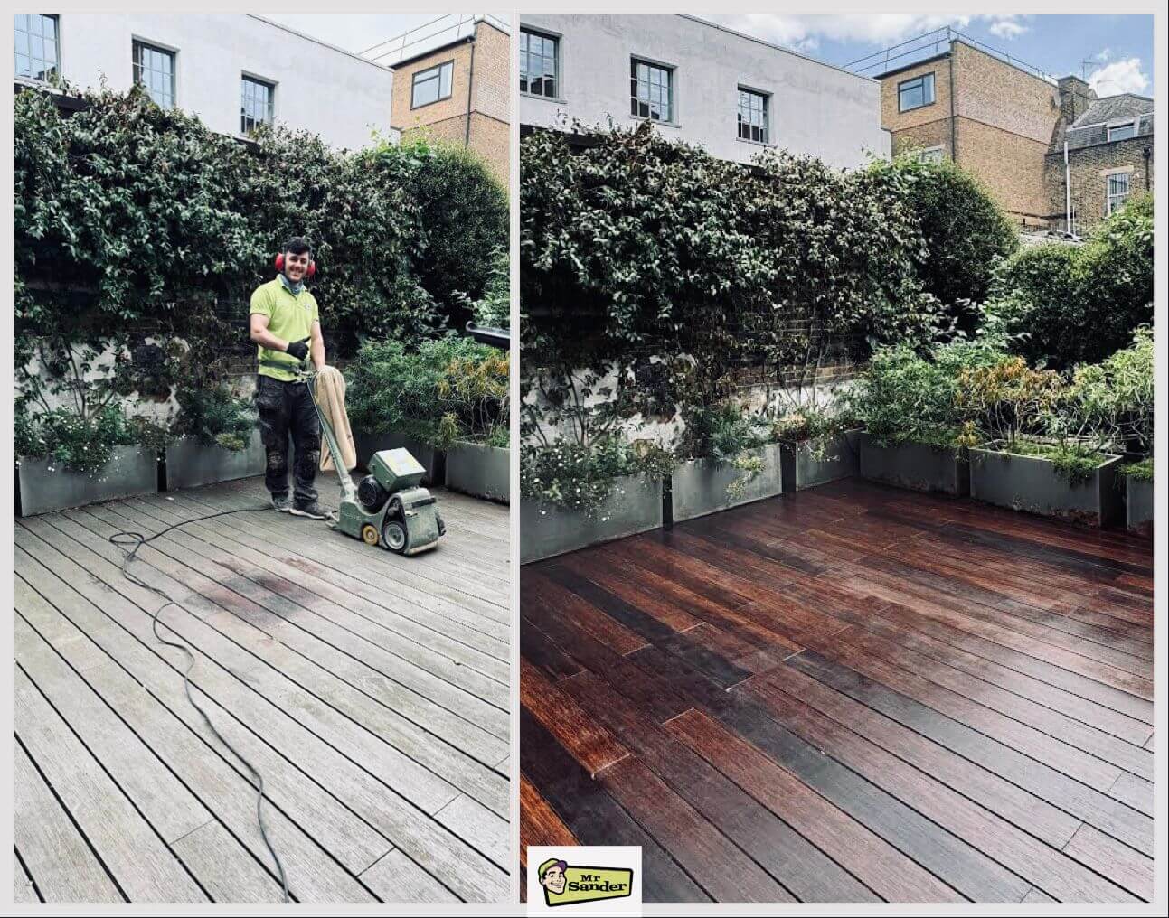 Decking cleaning transformation 2 - before